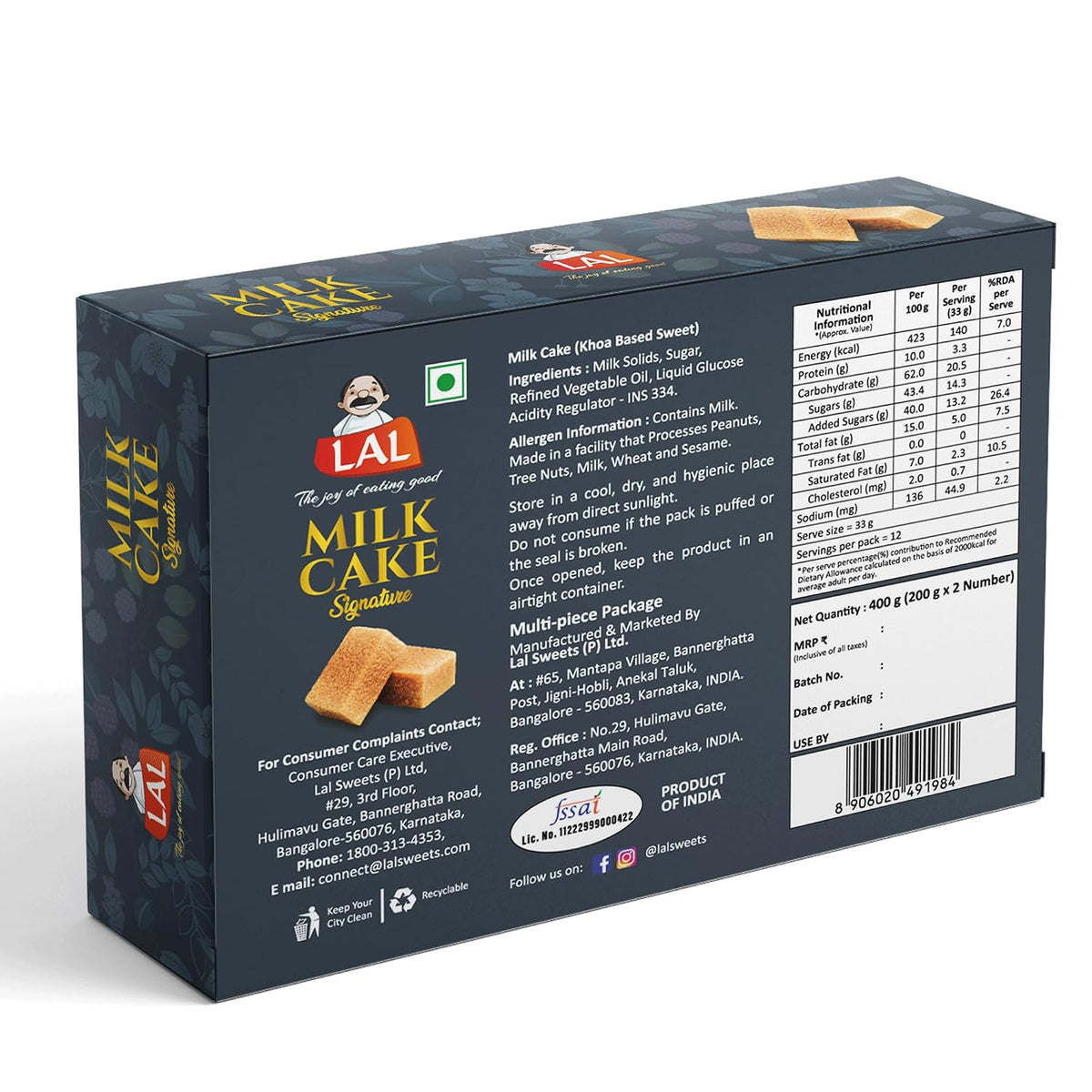 Milk Cake 200g