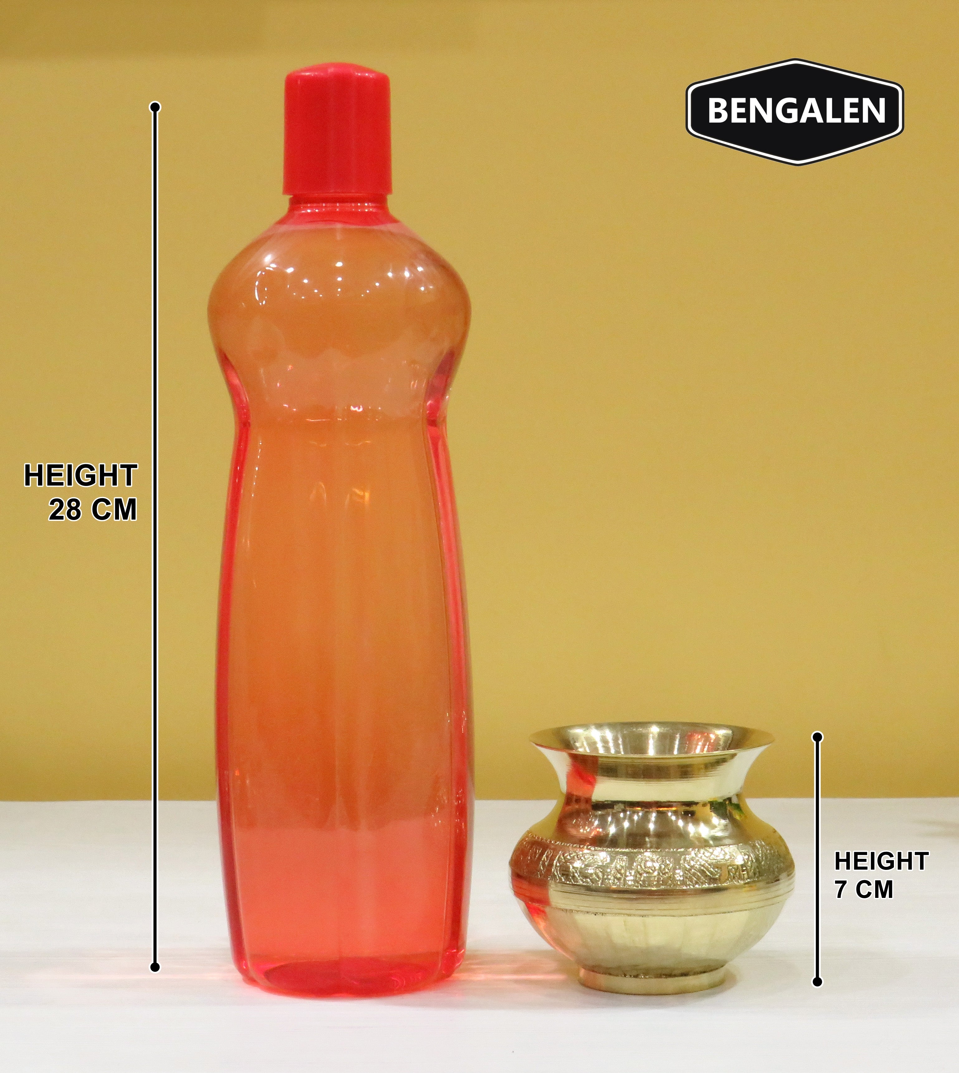 BENGALEN Brass Kalash Lota Gadwa Pooja Articles for Home Temple Decorative Puja Items for Poojan Purpose Return Gift