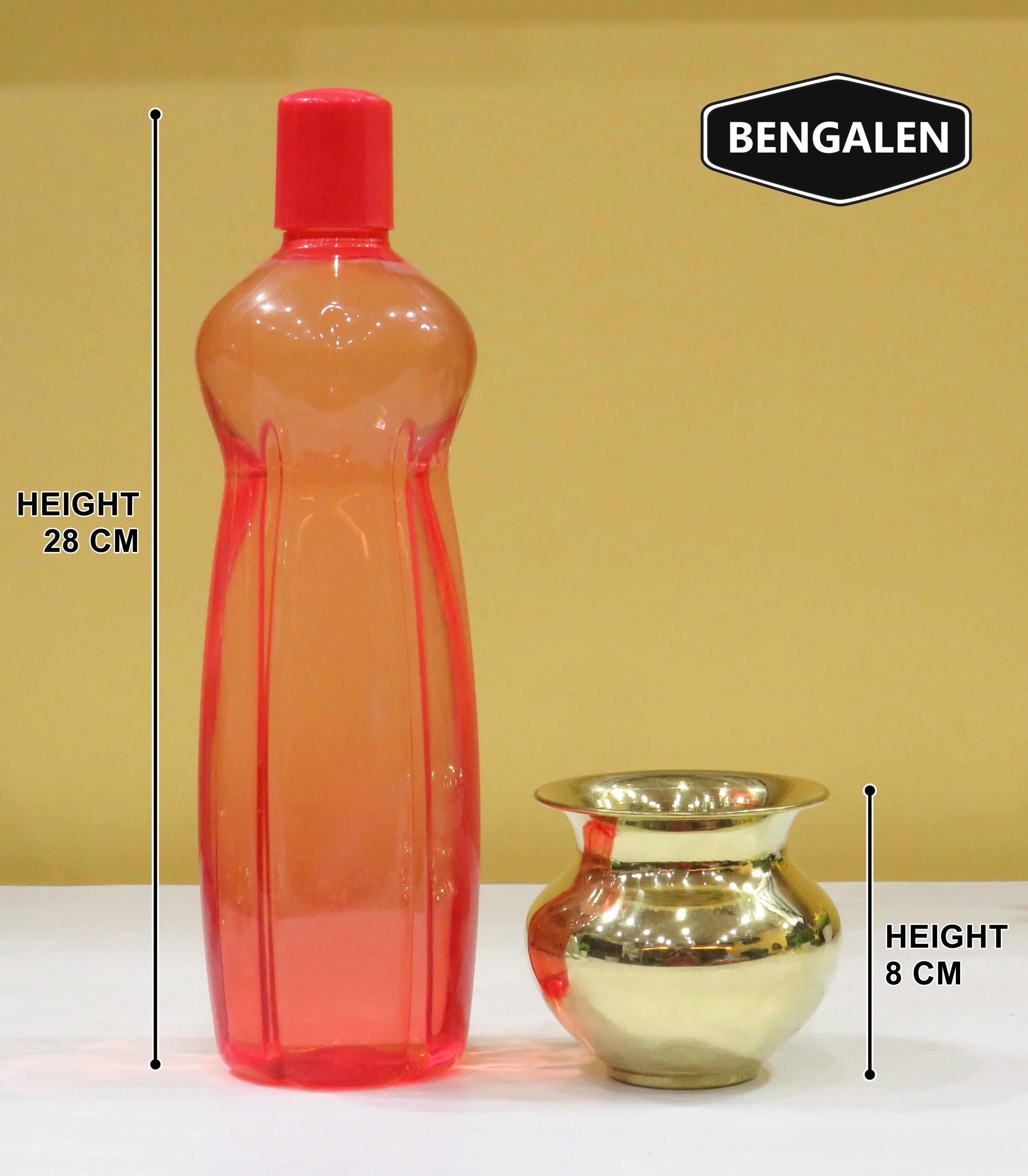 BENGALEN Brass Kalash Lota Gadwa Pooja Articles for Home Temple Decorative Puja Items for Poojan Purpose Return Gift