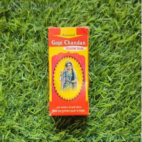 Gopi Chandan Yellow Tilak Original Chandan Gopi Chandan Tika vrindavan Iskon