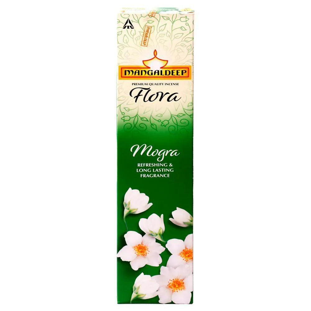 Mangaldeep Flora Mogra Incense Sticks Refreshing and Long Lasting Aroma