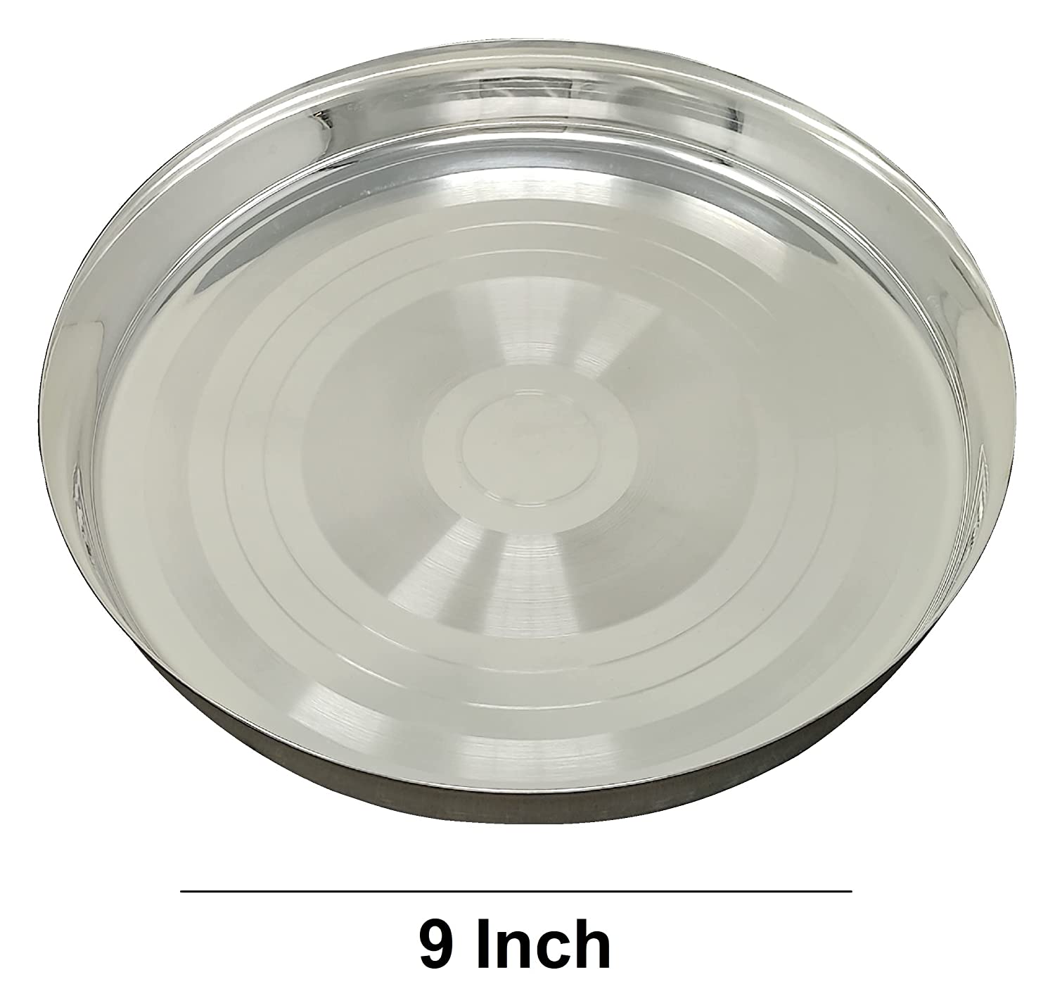 BENGALEN Silver Plated Baby Dinner Set 9 Inch