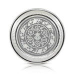 BENGALEN Pooja Thali Set Silver Plated with Grey Gift Box Puja Plate Devdas Diya Kalash Bowl Palli Haldi Kumkum Stand Dhup Dan Ghanti for Home Office Diwali Wedding Return Gifts