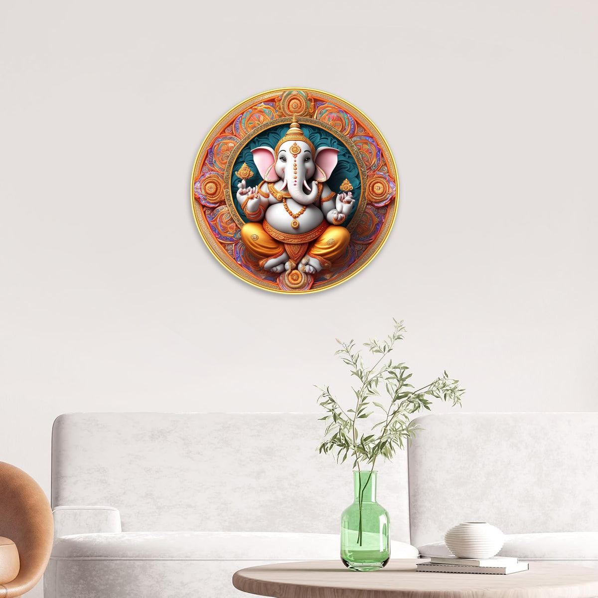 Ganesh Wall Art Painting