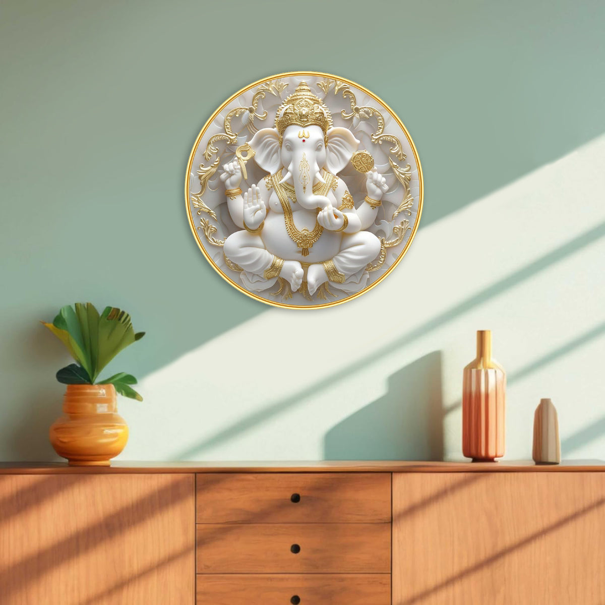 Ganesh Painting 13 Inch