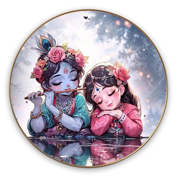Radha Krishna Wall Art painting