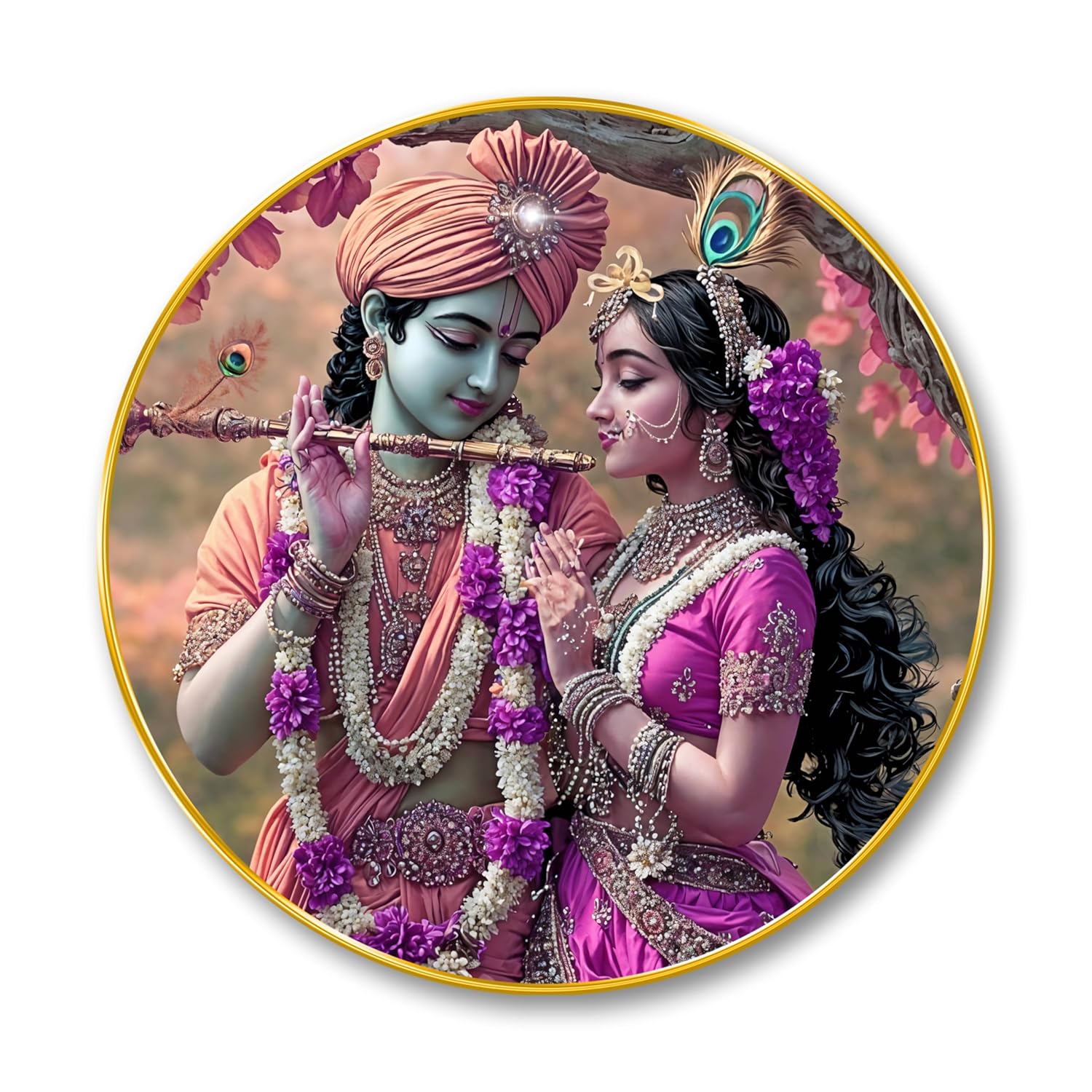 Radha Krishna Wall Art painting