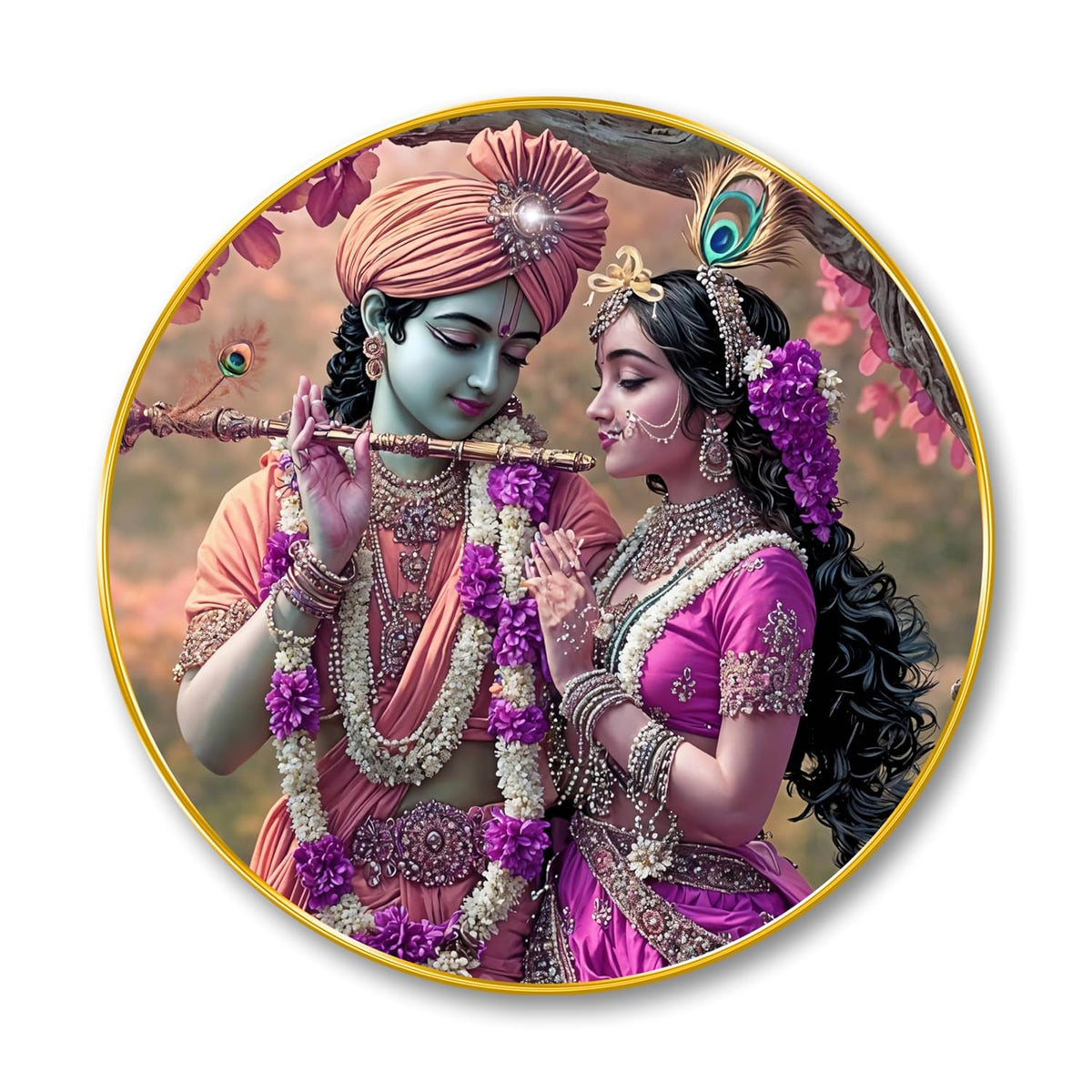Radha Krishna Wall Art painting