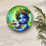 Krishna with Cow Wall Art Painting