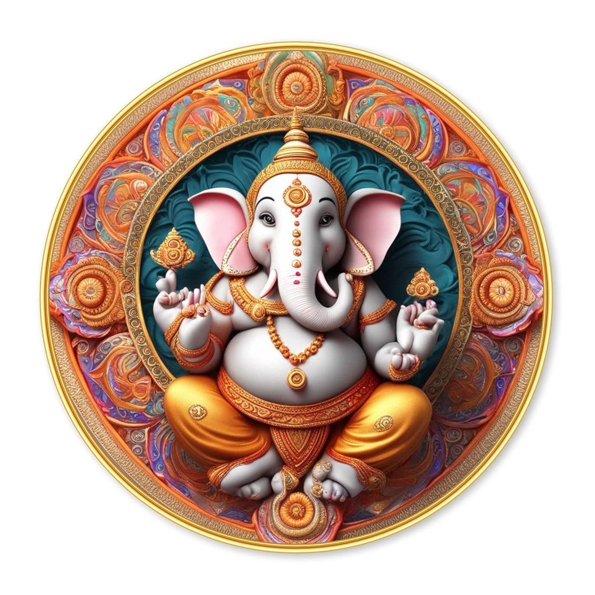 Ganesh Wall Art Painting