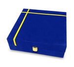 BENGALEN Brass Pooja Thali Set with Blue Gift Box 8 Inch