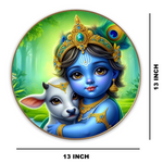 Krishna with Cow Wall Art Painting
