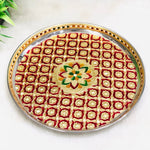 Plate Meena 10" Red