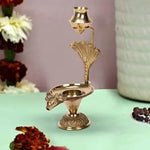 Brass Shiva Shivling Gomukhi Jaldhara with Snake-Shaped