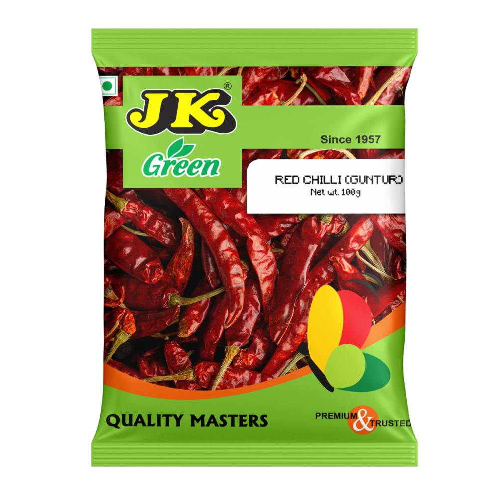 JK Red Chilli Whole 100% Natural Laal Mirch Organic Indian Spices