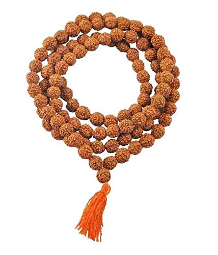 Rudraksha Mala Original for Wearing and Japa Mala 10 mm to 12 mm in diameter