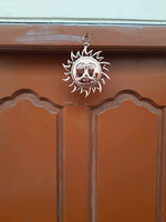 Copper Sun Surya Face God Sun Wall Hanging Suraj for Positivity at Home & Office