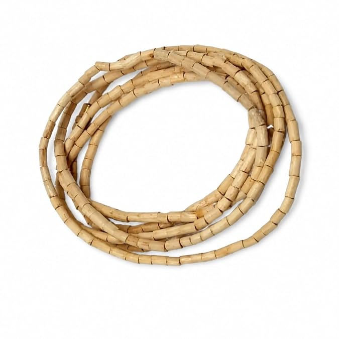 Tulsi Mala Tulsi Kanthi Mala for Men & Women Holy Basil Wood Prayer Beads 2 round