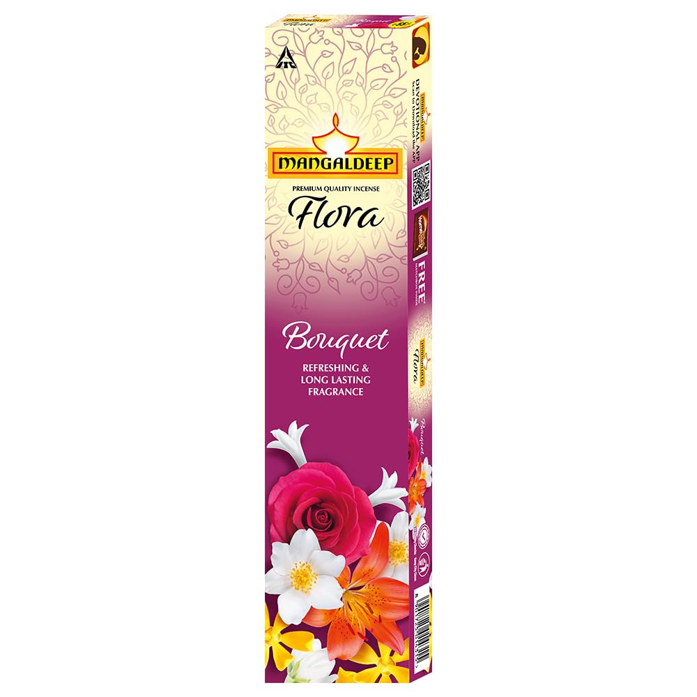 Mangaldeep Flora Bouquet Incense Sticks Refreshing and Long Lasting Aroma