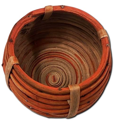 Kunke/Dhaner Jhapi Traditional for Lokkhi Puja and Bengali Wedding Ceremony, Handcrafted Bamboo Basket, 1 Piece