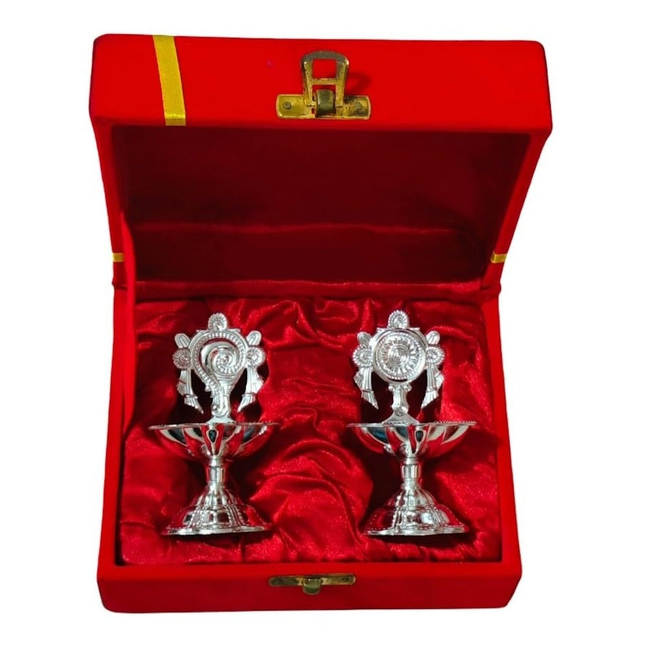 Shankh Chakra Diya Set