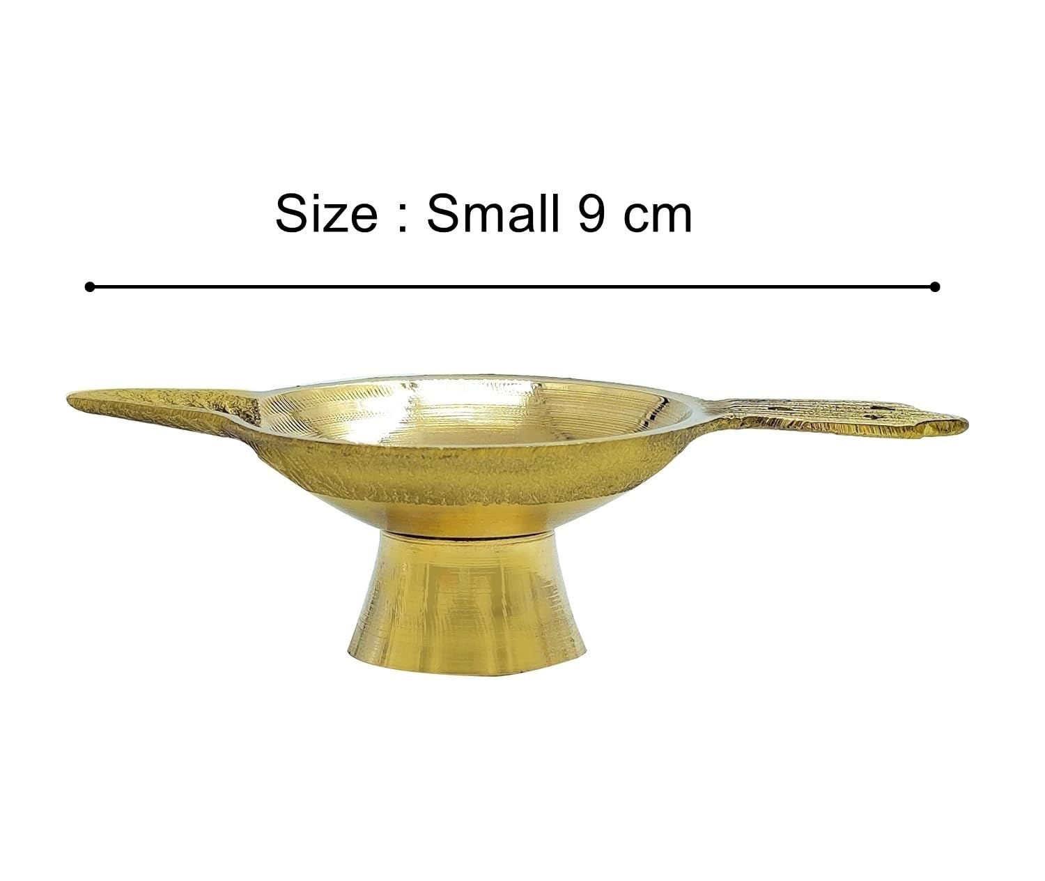 Bengalen Brass Lakshmi Diya Akhand Jyoti for Puja Small Size