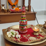 Gach Kouto S 5.5 inch Gachkouto Sindoor Box for Bengali Wedding and Pooja
