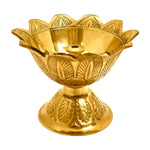 Devdas Diya Puja Home Brass Flower Design