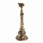 Brass Nandi Ghanti Pure Brass Handcrafted Nandi Bell for Pooja