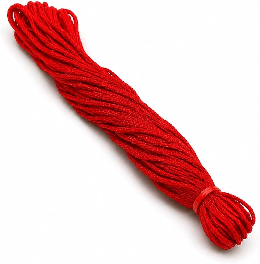 Suta for puja Red Pure Sacred Thread for Rituals Worship Spiritual Blessings