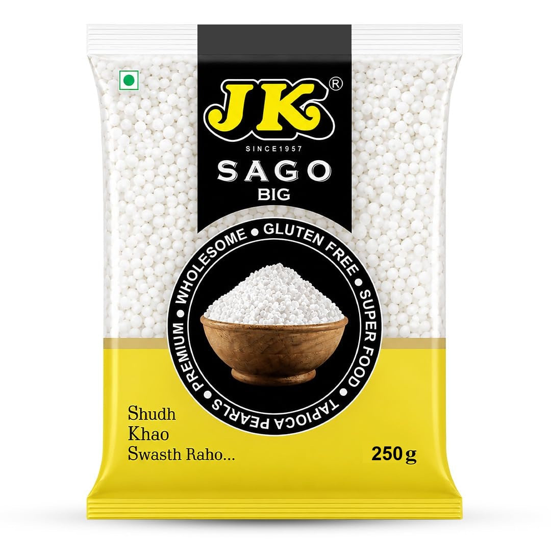 JK Sabudana (Sago), Big,250 Gram