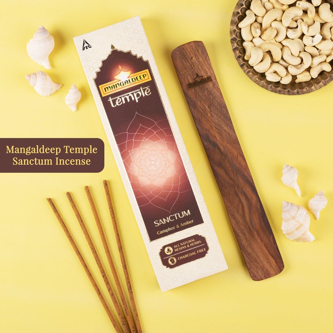 Mangaldeep Mangal Mornings Giftbox Gift of a Beautiful Morning Affirmation Cards, Tea, Incense & More