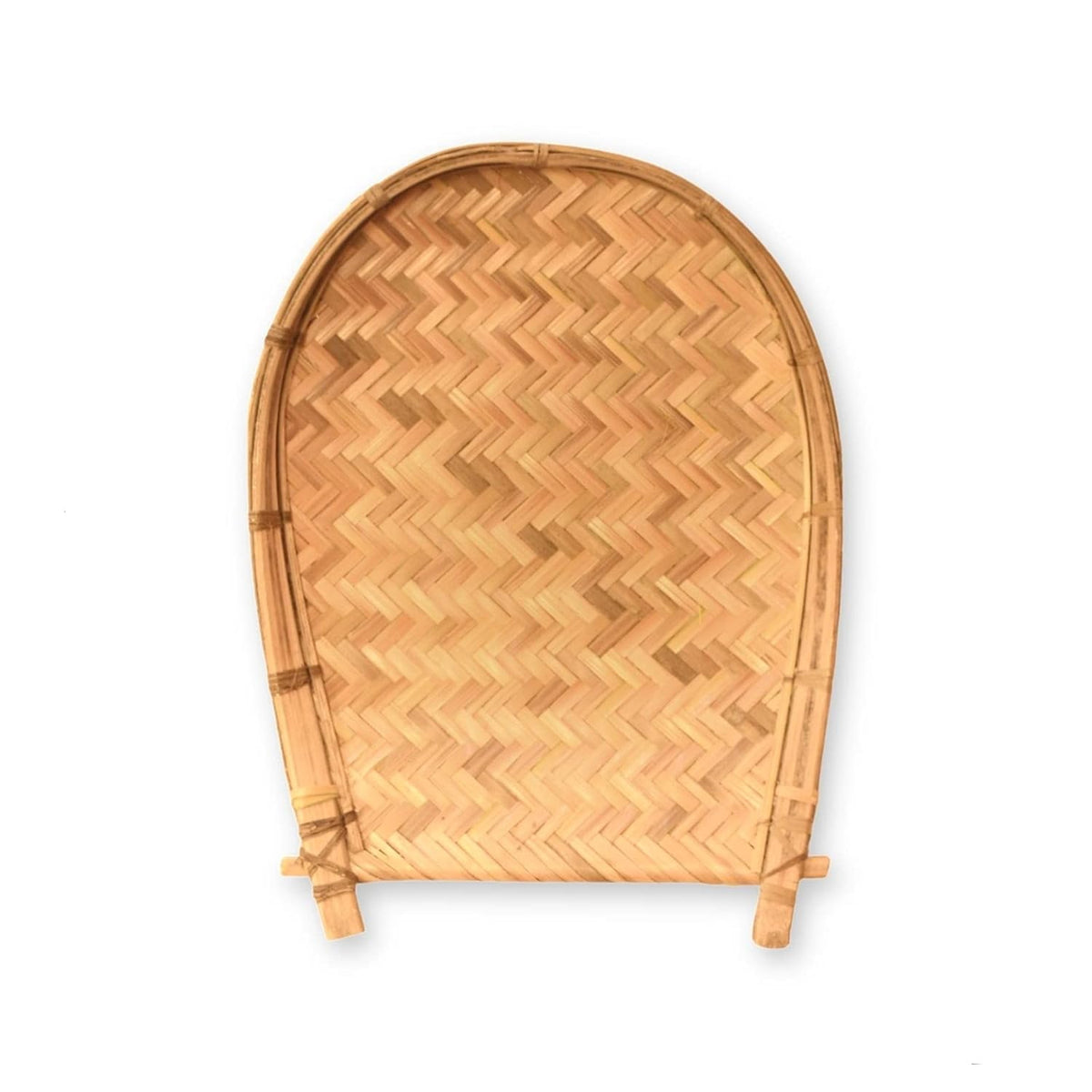Kulo India Bamboo Kulo Bamboo Handcrafted Wedding Kulo/Puja Samagri Keeper/Cane Tray 20X14 Inch