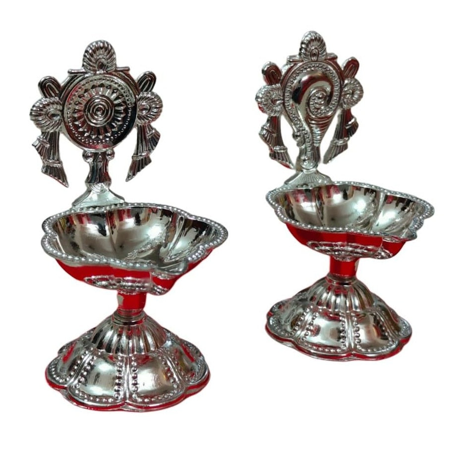 Shankh Chakra Diya Set