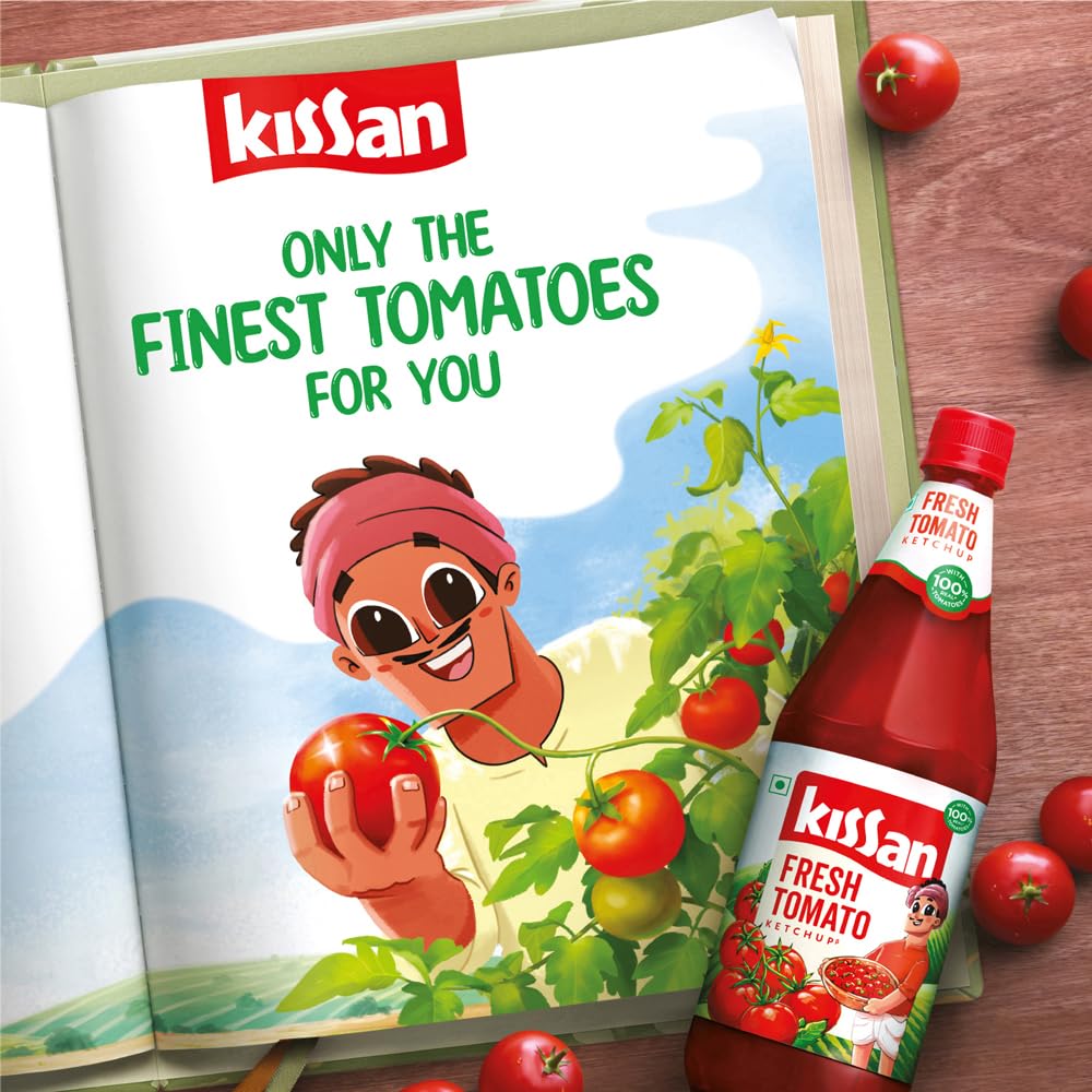 Kissan No-Onion No-Garlic Tomato Sauce, 850g