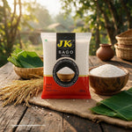 JK Sabudana Premium Sago Moti/Small, 250g Tapioca Granules