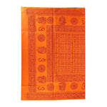 Cotton Namabali Puja Cloth Hare Krishna Hare Ram in Bengali for Krishna Devotee Janmastami Puja Samagri