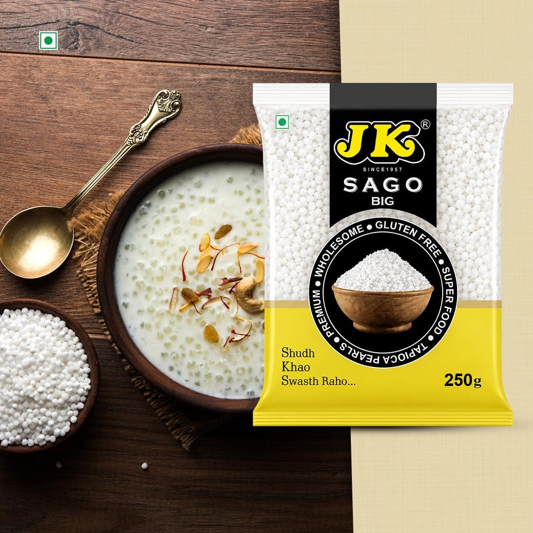 JK Sabudana (Sago), Big,250 Gram