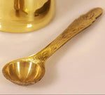 Archmi plain Pure Brass Achmani Spoon for Pooja & Havan