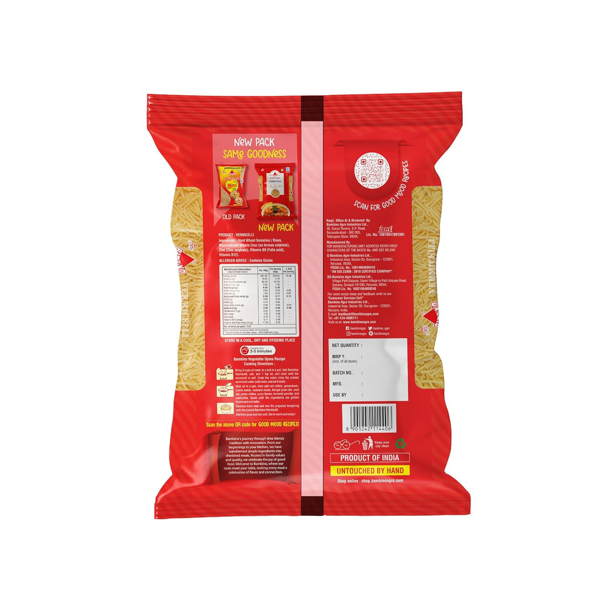 Bambino Vermicelli Seviyan 400g