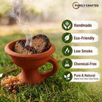 Natural Cow Dung Cakes (Gomaya Upla) Eco-Friendly Fuel for Composting & Mosquito Repellent Chemical-Free Traditional Use
