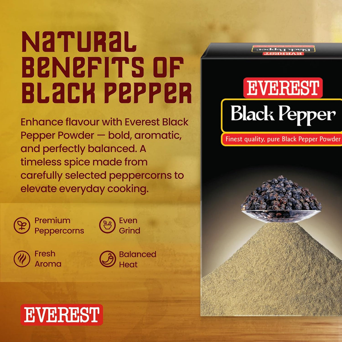 Everest Black Pepper Powder 50g