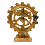 Nataraj statue golden Premium Gold Plated Lord Shiva Dancing Natraj Statue Showpiece