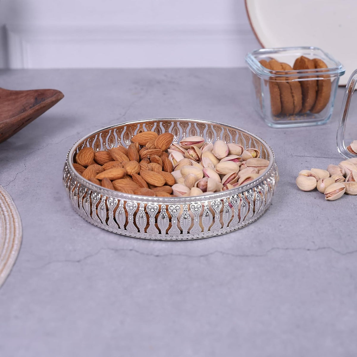Decorative Tray Silver