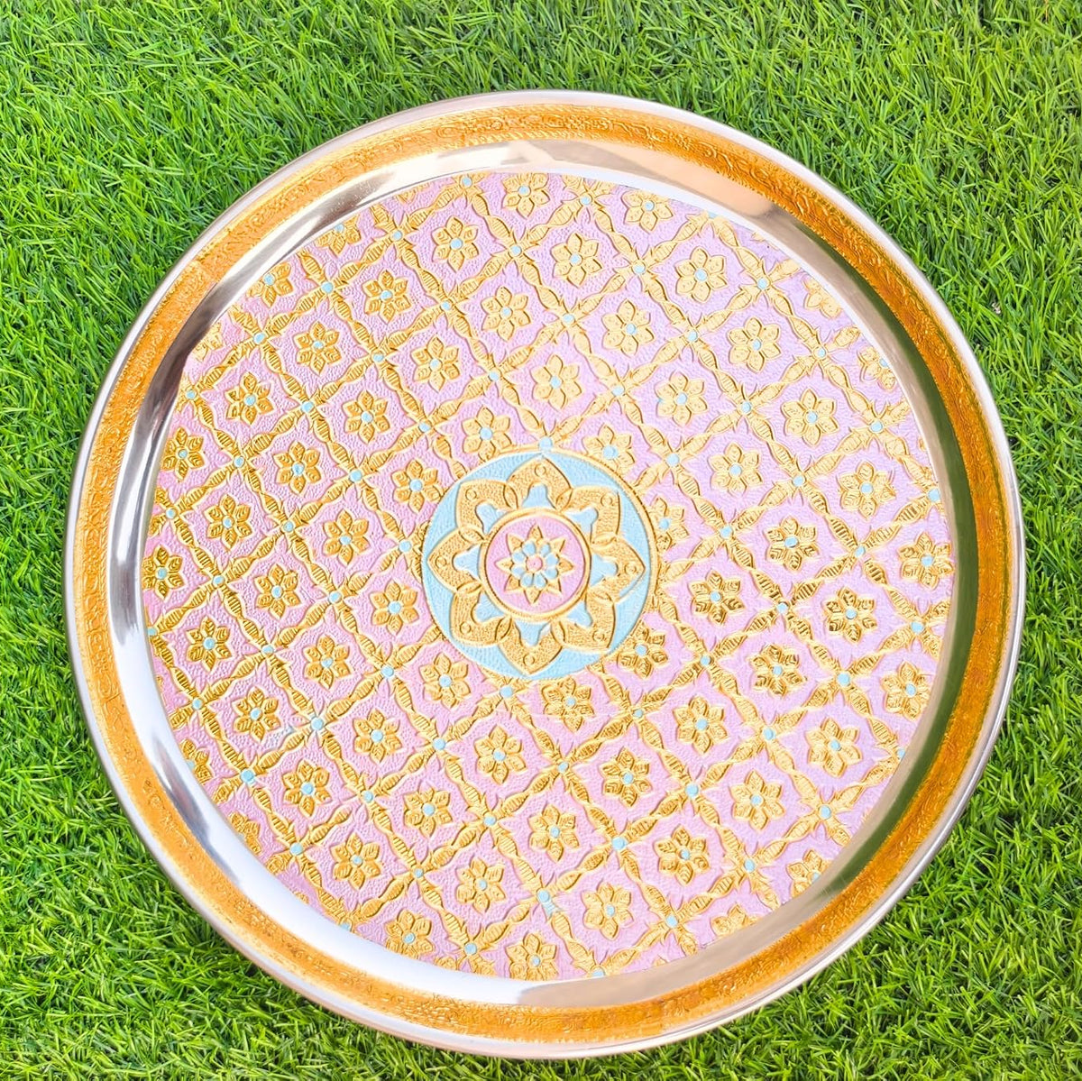 Plate Meena 10" Pink