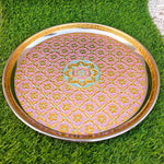 Plate Meena 10" Pink