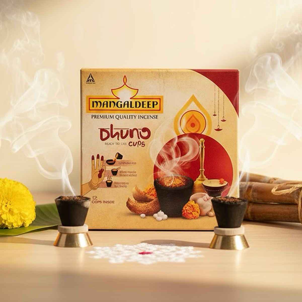 Mangal Deep Dhuno Cup Pure & Natural - Rich Aroma