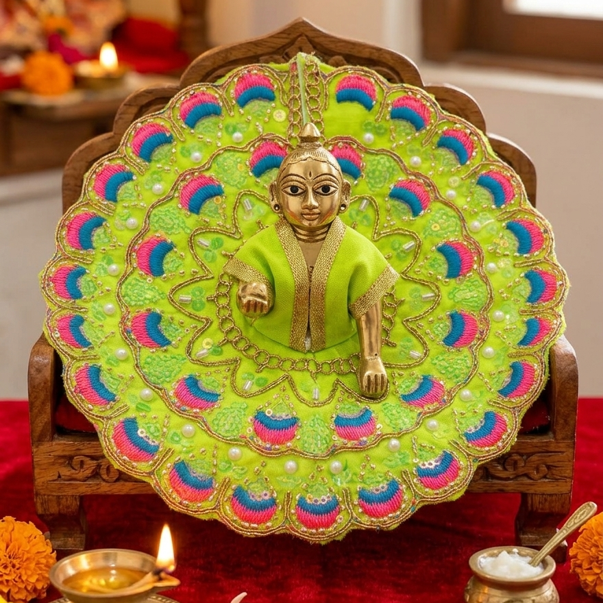 Gopal Poshak Light Green No. 3-5