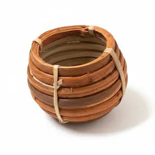 Kunke/Dhaner Jhapi Traditional for Lokkhi Puja and Bengali Wedding Ceremony, Handcrafted Bamboo Basket, 1 Piece