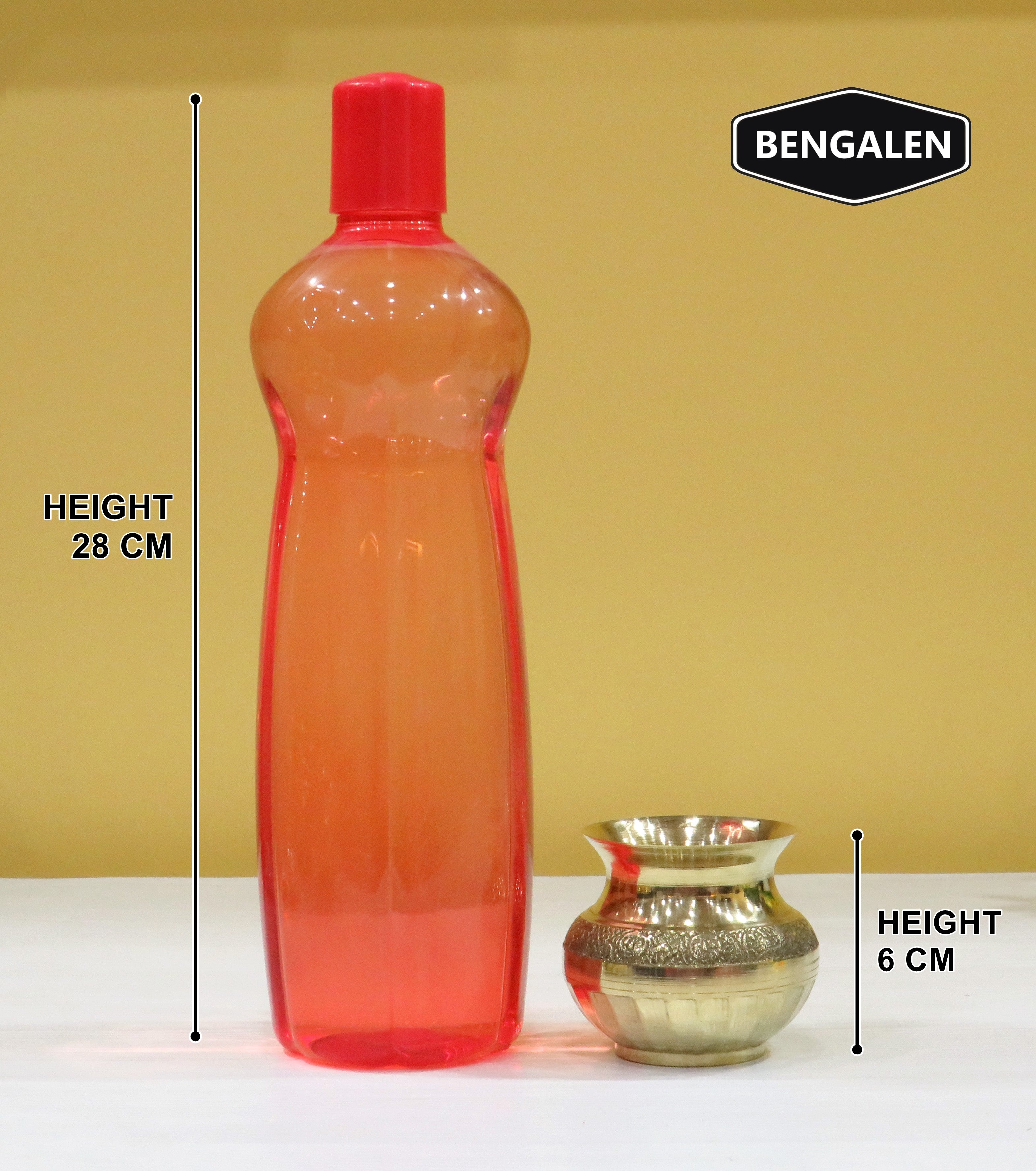 BENGALEN Brass Kalash Lota Gadwa Pooja Articles for Home Temple Decorative Puja Items for Poojan Purpose Return Gift